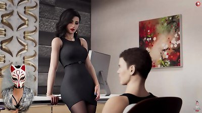 丹弗斯女士 - 第 24 集（学生爱抚老师的屁股）